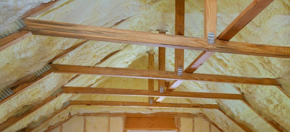 Image of the inside of a roof