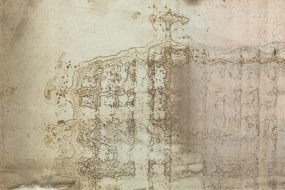 Water damaged wall