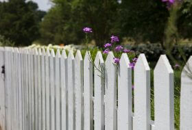 White picket fence
