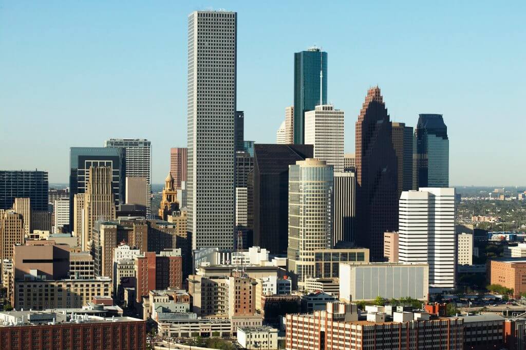 Picture of downtown Houston, TX