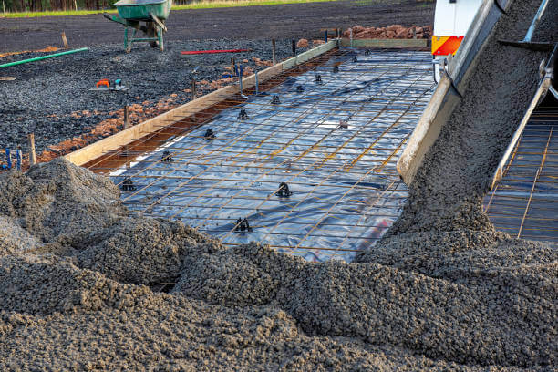 Vapor barrier underneath concrete slab