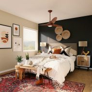 window in a bedroom