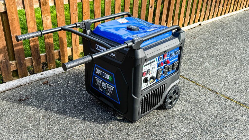 Dual-fuel portable home generator