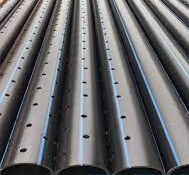 Perforated pipes for an underground drainage system