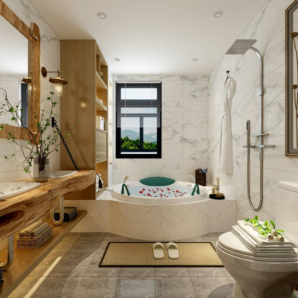 bathroom remodel cost in Washington