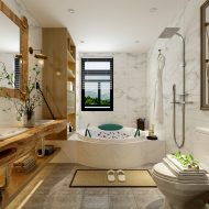 bathroom wall sconce