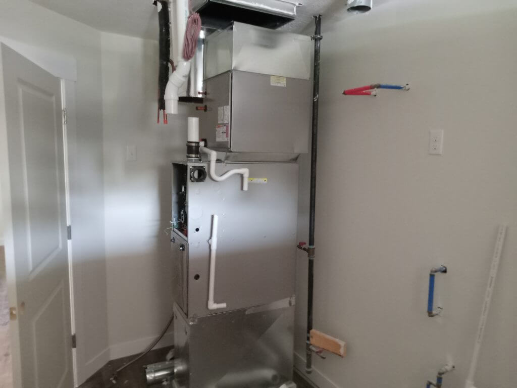Residential furnace installed