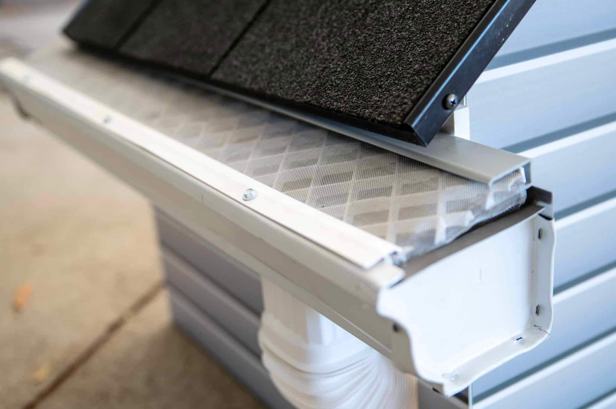 LeafFilter Gutter Guard system display