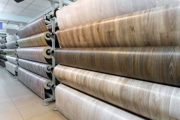 Linoleum or vinyl flooring rolls