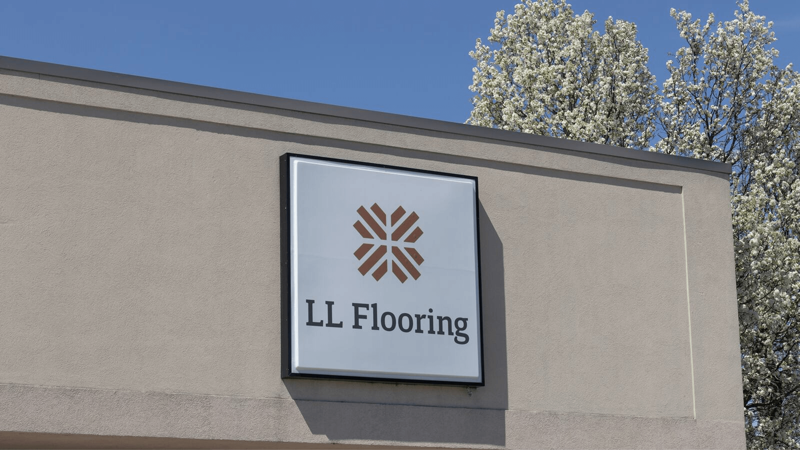 Front of an LL Flooring store